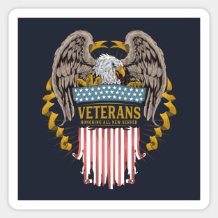 eagle veterans honor Sticker